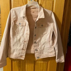 Light Dusty Rose Jean Jacket